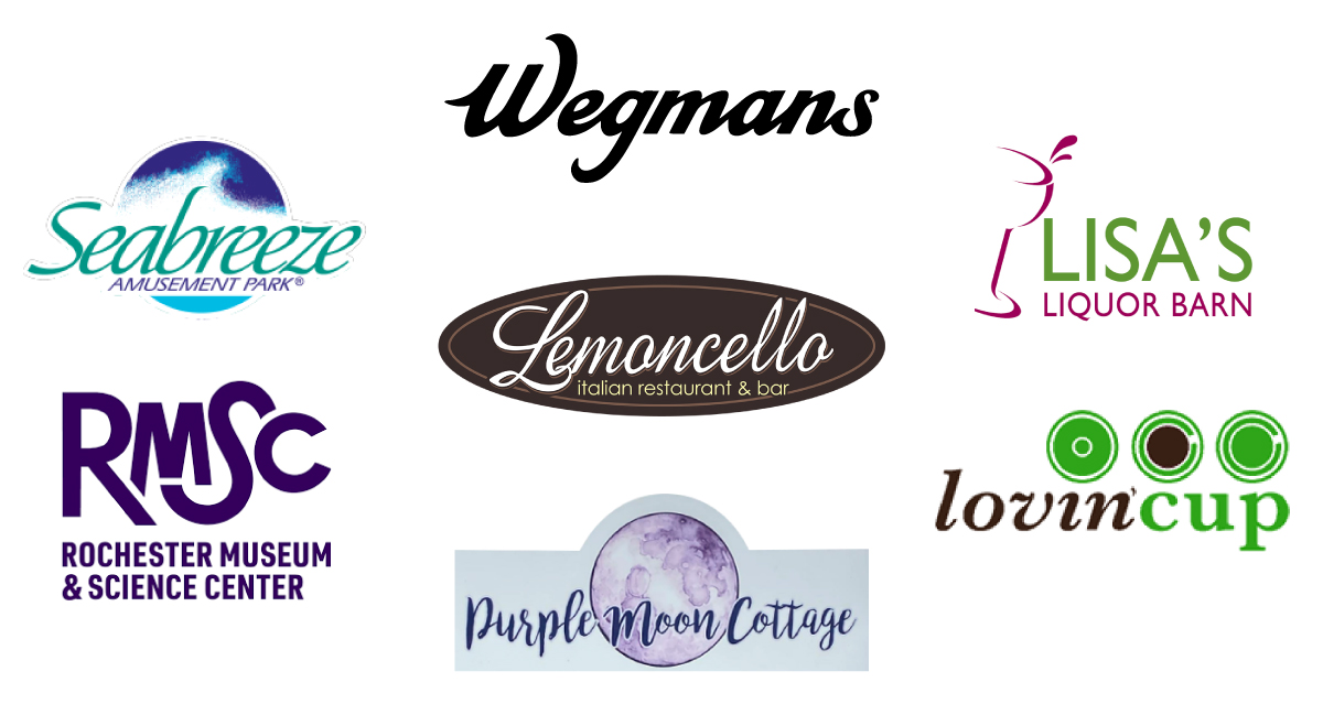 Company logos of those who donated